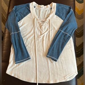 3/4 Sleeve Boutique Top XL, 7th Ray